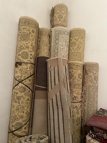 natural halı: Rulon şəklində xalça və kilimlər - Klassik floral naxışlı və zolaqlı — 1