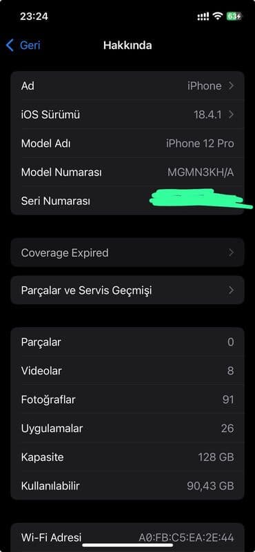 bosch sok ceken: IPhone 12 Pro, 128 GB, Graphite — 6