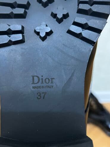 qiz ucun botlar: Dior, Ölçü: 37, rəng - Qara, Yeni — 4