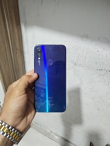 rog ally x: Redmi Note 7, 32 GB, rəng - Mavi, Qırıq — 3