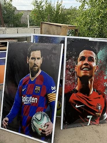 Mövzu: Böyük ölçülü dekorativ posterlər – futbol ulduzları və superkar — 3