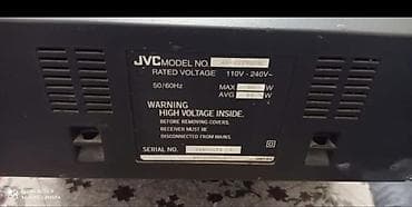 televizo: JVC kineskop televizoru - Model: JVC AV-21FMG2B/B (etiketdə — 2