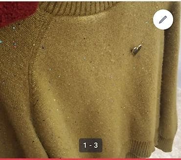 termo paltar: Qadın sviteri - Rəng: Xardal/sarı-yaşıl ton - Model: Yarımbalıqçı — 9