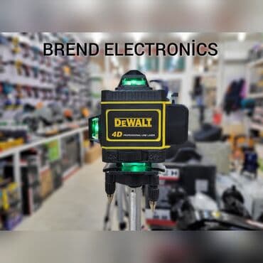 Digər ölçmə cihazları: 🎗DeWalt 4D lazer 🎗 Yeni 4D lazer sudan ucuz .2 batareyalı .Pult — 1