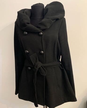 drap palto: Palto, L, rəng - Qara — 1