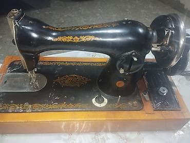 maşın velosiped: Mexanik tikiş maşını – retro dizayn - Brend nişanı: ZIM (sovet — 1