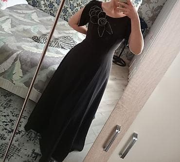 Qara uzun ziyafət donu tezedir tecili satılır deye qiymət çox aşağı — 2