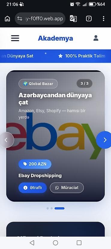 derzi elanlari 2024: Veb saytların hazırlanması, Mobil tətbiqlərin hazırlanması | Domen, Hosting — 4