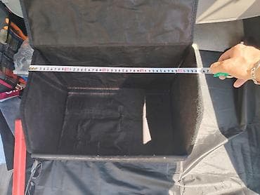 04 baqajı: Avtomobil baqajı üçün təşkilatçı qutu - Material: romb naxışlı — 4