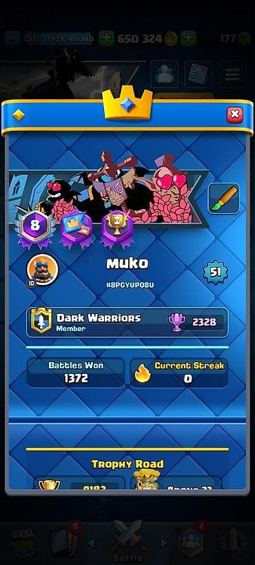 tp link 3 antenli modem: Clash Royale hesabı – “Muko” - Kral Səviyyəsi: 51 (37,939/40,000 XP) — 1