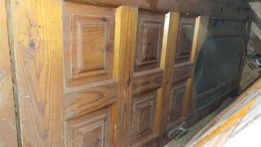 входные двери стекло: Taxta giriş qapısı - Material: tam ağac (kütləvi), klassik panelli — 9