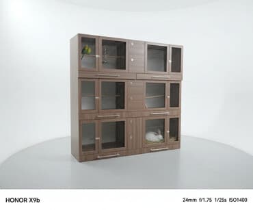 Yemlər: Heyvan qəfəsləri üçün çoxseksiyalı şkaf tipli modul uzunluğu 191 eni — 1