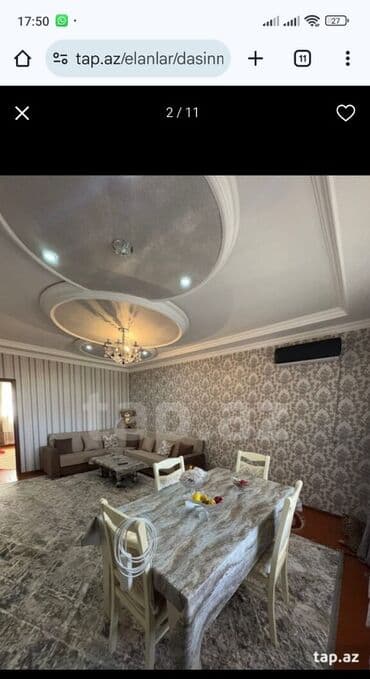 Продажа дач: TƏCİLİ Şirvan şəhərində 3 otaqlı bağ evi 55000 azn. 6 sot . Kombi — 2