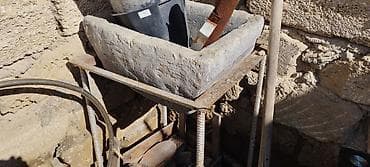 Сантехника: Beton yuma çəni və metal dayaqlı konstruksiya - Material: tökmə — 4