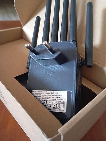 yeni modem: Wi‑Fi Repeater (AP/Repeater) – 6 antennali, iki LAN portlu — 4