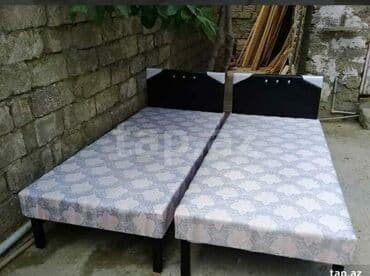 Çarpayılar Təzə 1 nəfərlik 60 manat 2 nəfərlik taxt 110 manat Vopçat — 1