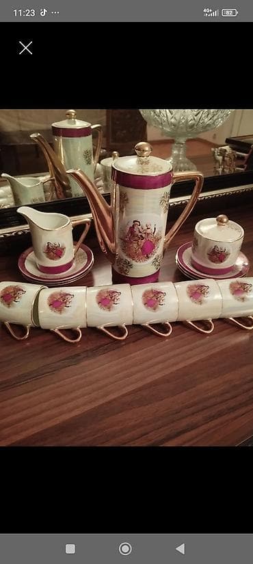 Qəhvə dəsti, rəng - Bənövşəyi, Farfor, Yaponiya lalafo.az -da Qəhvə dəsti, rəng - Bənövşəyi, Farfor, Yaponiya