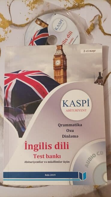 банк тестов русский 2 часть: Ingilis dili Kaspi test bankı qrammatika oxu mətn. SD var .Abituriyent — 1