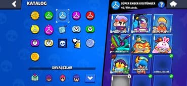Digər kolleksiyalar: Brawl Stars hesabı – yüksək göstəricilər və zəngin kolleksiya Profil — 17