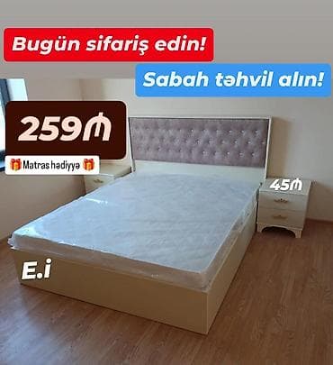 çarpay: Yeni, İkinəfərlik çarpayı, Matras ilə — 1