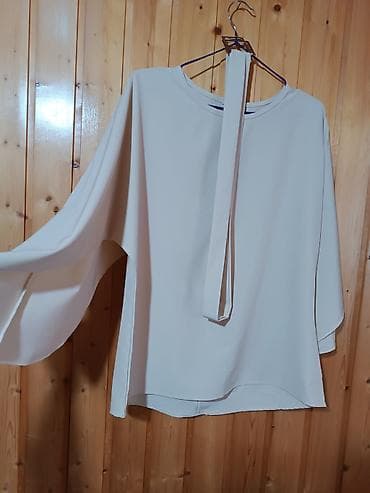 Другая женская одежда: Açıq krem rəngdə qadın bluzu - Ölçü: M (L ölçü üçün də uyğundur) - — 1