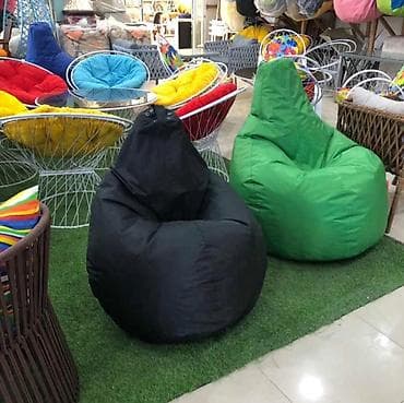 kafe üçün mebel: Pufik-kreslo, Parça, rəng - Sarı — 9