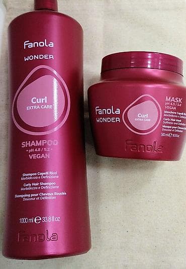 evalar vitamin c: Fanola Wonder Curl Extra Care – buruq saçlar üçün ev şəraitində vegan — 1