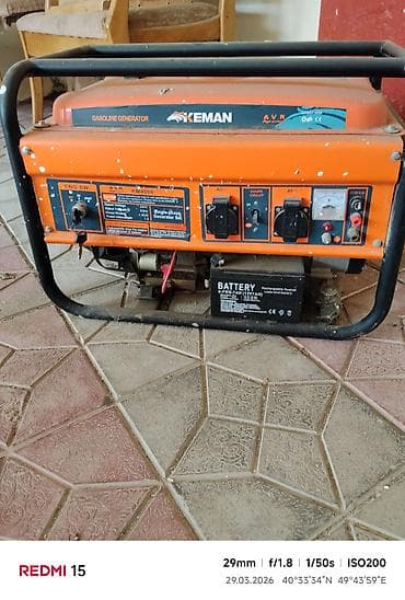 işlənmiş generator: Satış, İşlənmiş, Benzin, Generator — 3