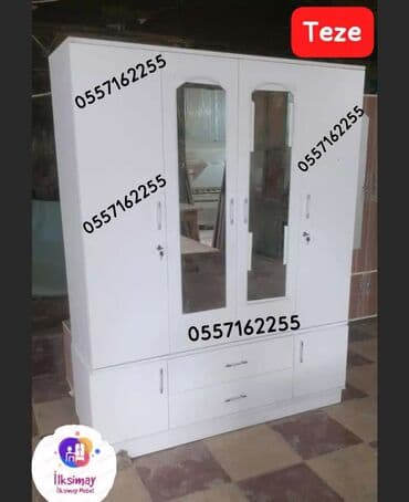 Yeni, 4 qapılı Düz dolab, Dolab-asılqan lalafo.az -da Yeni, 4 qapılı Düz dolab, Dolab-asılqan