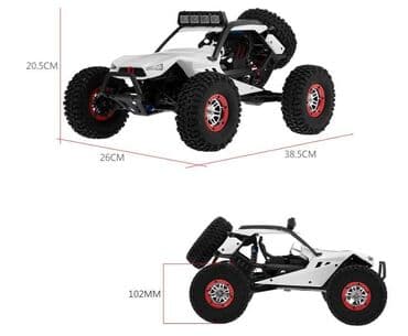 transmitter: Wloys 12429 Rc car 1/12 scale. 4wd . 2.4Ghz Remote control. 40km/h — 10