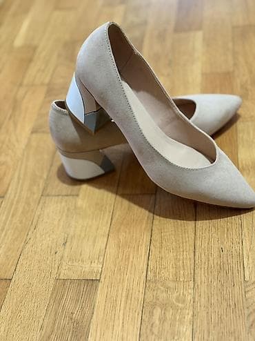 ayyaqabı: Ölçü: 38, rəng - Bej, İşlənmiş — 2