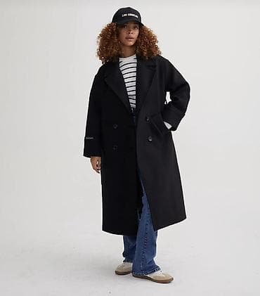 uzun paltolar: Qadınlar üçün uzun qara palto. Az geynilib. 30 manat — 1