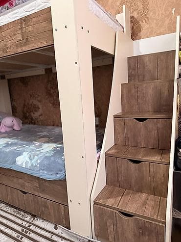 carpayi olculeri: Oğlan və qız üçün, Çarpayı, Matras ilə, Siyirməli, Laminat — 2