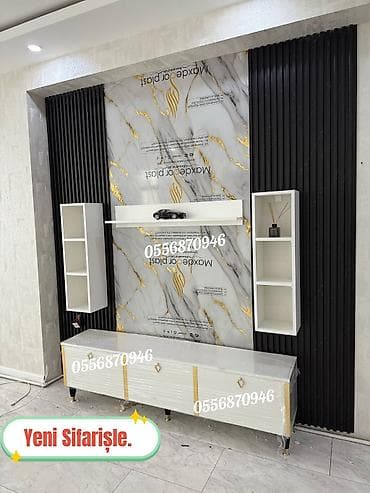 divar refleri: Yeni, Düz TV altlığı, Polkalı, Laminat, Rusiya — 6