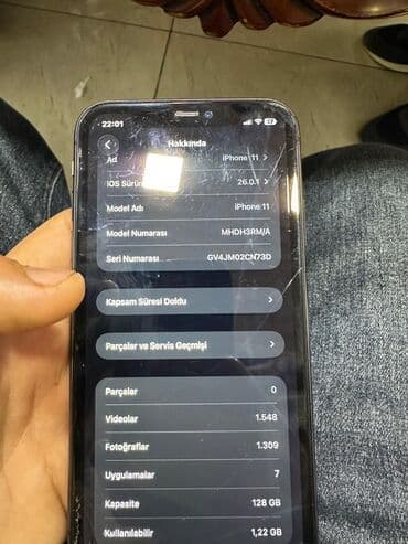 i̇phone x ekran: IPhone 11, Qara, Qırıq — 5