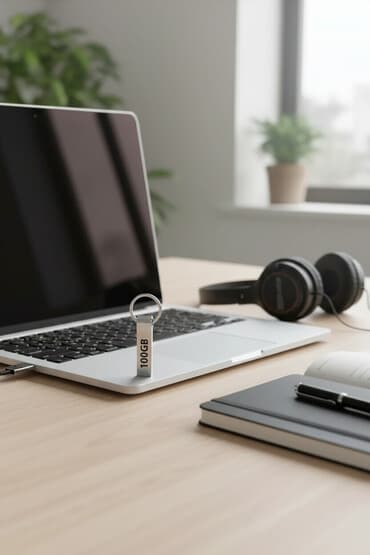 iphone 8 plus qiymeti 2020: Metal USB flash yaddaş - Tutum: 100 GB (şəkildə göstərilib) - Korpus — 3