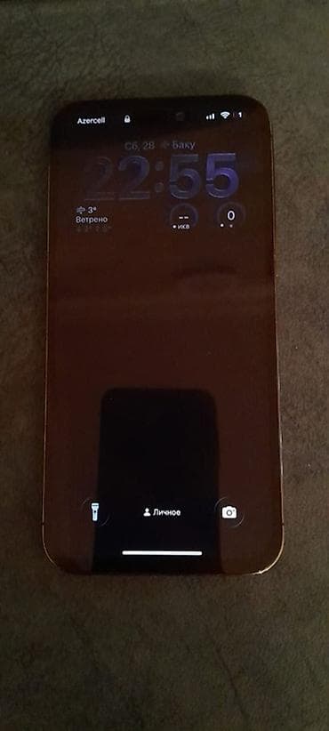 iphone 17 pro qiymət: IPhone 15 Pro, Black Titanium, Face ID — 3