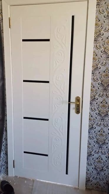 qaradağ sement qiymeti: Qonaq otağı üçün Yeni Otaq qapısı 90x205 sm Zamok ilə, Zəmanətli, Ödənişli quraşdırma, Pulsuz çatdırılma — 1