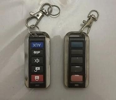 elantra aksesuar: Avtomobil açarı üçün dəri açarlıq/çəlik kisəsi - Material: qara — 4