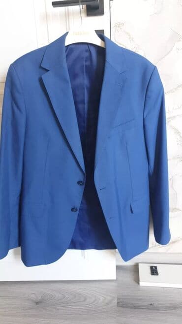 goy daş: KİĞILI kişi pencəyi - Rəng: canlı kral mavi - Kəsim: klassik/yarı — 1