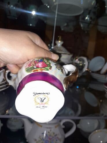 продам ворота бу: Чайный набор, Мадонна, 6 персон — 7