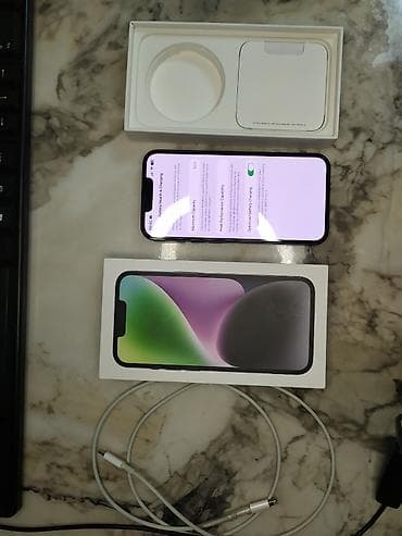 philips xenium 9@9s: IPhone 14, 128 GB, Midnight, Barmaq izi, Face ID — 3