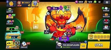 Digər oyun dəstləri: Brawl Stars hesabı 54min kupa 104 karekter 32 prestij ideal hesab Ay — 4