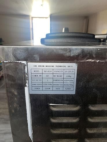 fre aparati: Yeni YKF-8218 dondurma aparatı – 20-25 L/saat YKF-8218 model dondurma — 6
