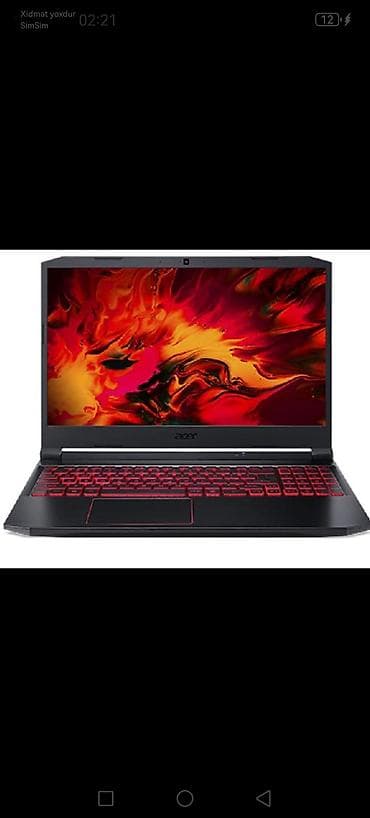 lalafo az vito: Acer Nitro AN515-57 oyun noutbuku 512GB YADDASS 16 RAMM - Prosessor — 1
