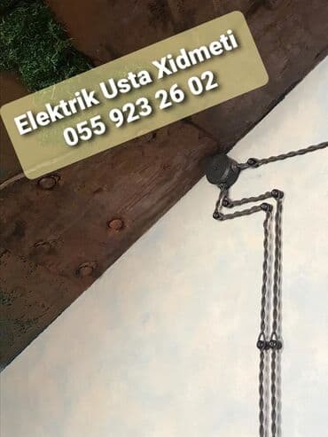 работа прораб электромонтажных работ: Montyor Elektrik Rozetka, vklucatel, avtomat, kabel Qurawdirma — 1