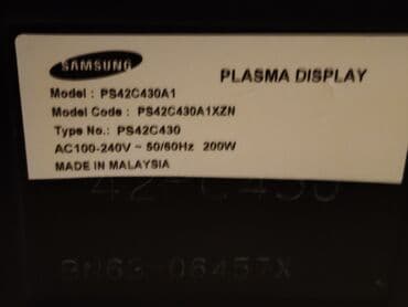 telvizorlar: İşlənmiş Televizor Samsung 43" FHD (1920x1080), Ödənişli çatdırılma — 3