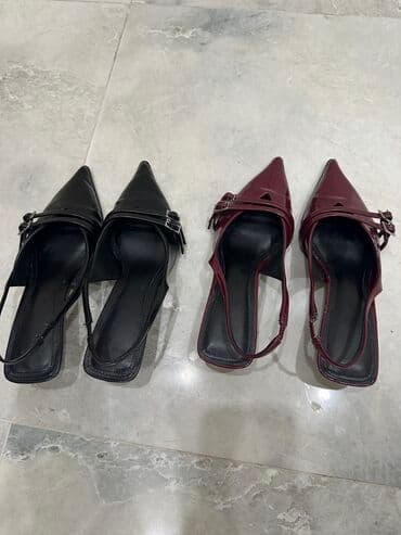 asics onitsuka tiger qadın krossovkaları: Bershka, Ölçü: 36, rəng - Qara, İşlənmiş — 3