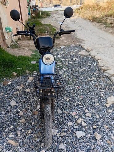 электроскутер купить в баку: Elektrik skuter/siklomotor - Rəng: mavi-qara - Ön tərəfdə iri metal — 4