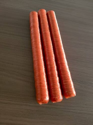 горячий перец haqida malumot: Kolbasa üçün sellüloz qabıq – qırmızı rəngli, boru şəklində — 2